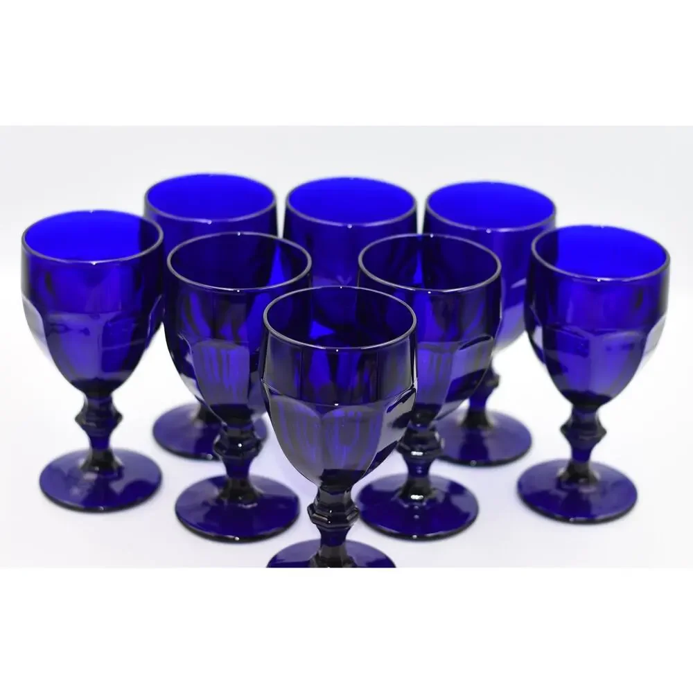 Libbey Cobalt Blue Duratuff Gibraltar 6.75